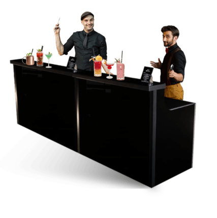 Barkeeper mieten mit Cocktailcatering und Mobile Cocktailbar Paket